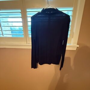 Rachel Zoe Black Long Sleeve Top